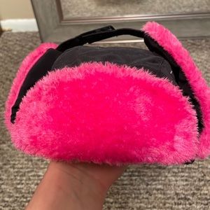 Pink trapper winter hat. New with tag.